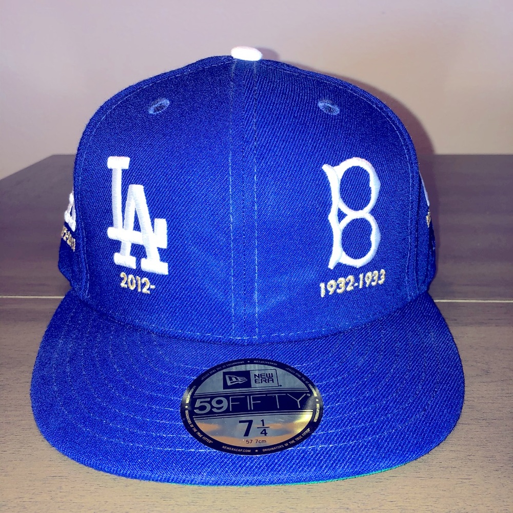 Hat Club New Era 59FIFTY LA Dodgers Logo Timeline